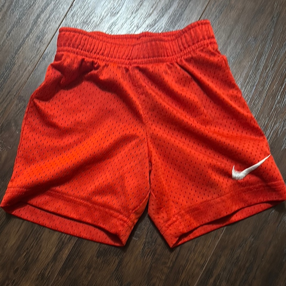 Nike Kids Red Athletic Shorts